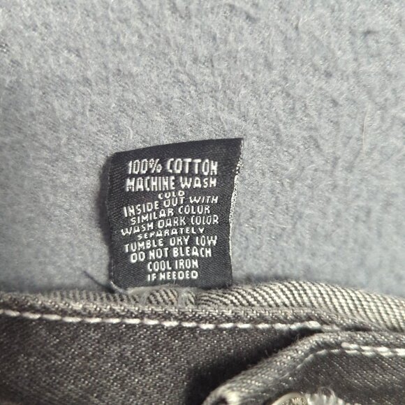 Southpole Jeans Men's 38 Fits 37x31 Black Baggy Denim Authentic Collection Y2K - Picture 14 of 15